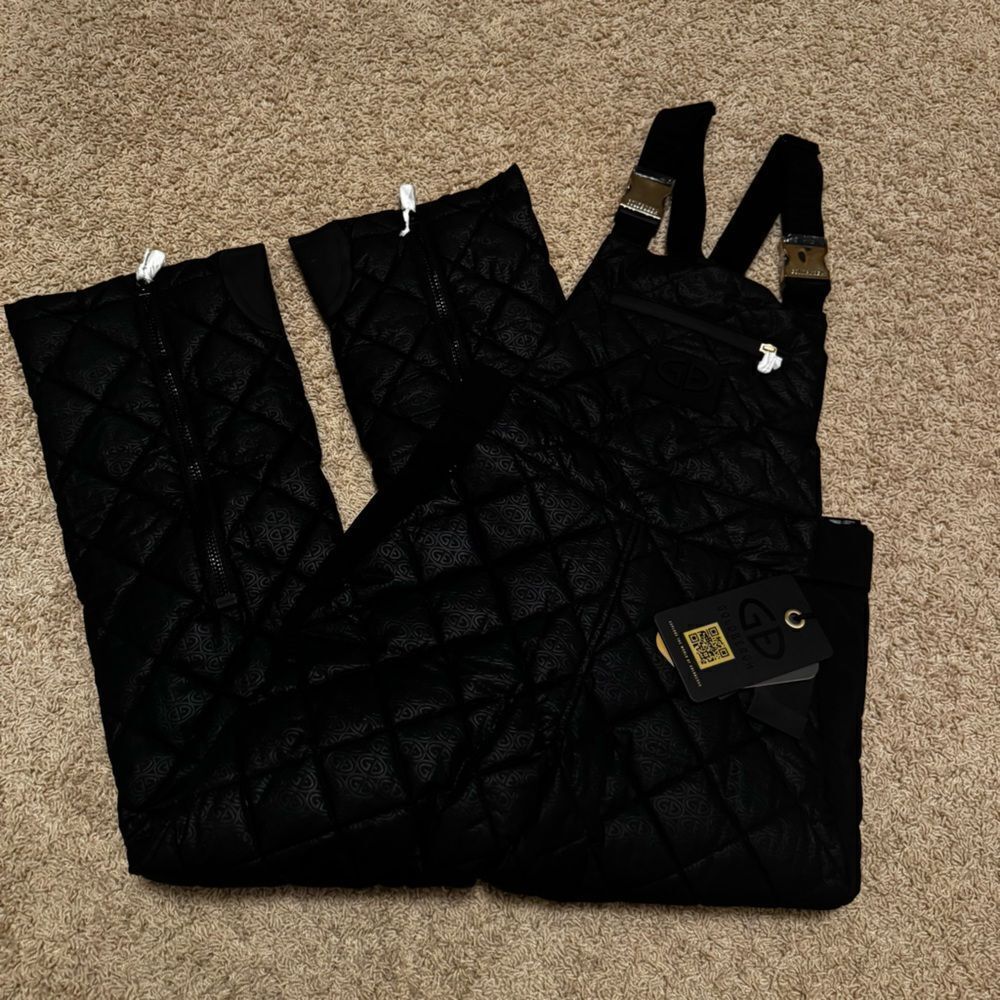 Goldbergh KAYA SALOPETTE BLACK Ski Pants Overalls NWT US size 10 ski bibs - Picture 8 of 12